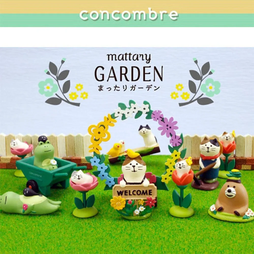 1pc Japan Zakka Spring Garden Farm Japan Miniature Figurines Resin Craft Toys Bookshelf Decoration Collectible Scene Decoration