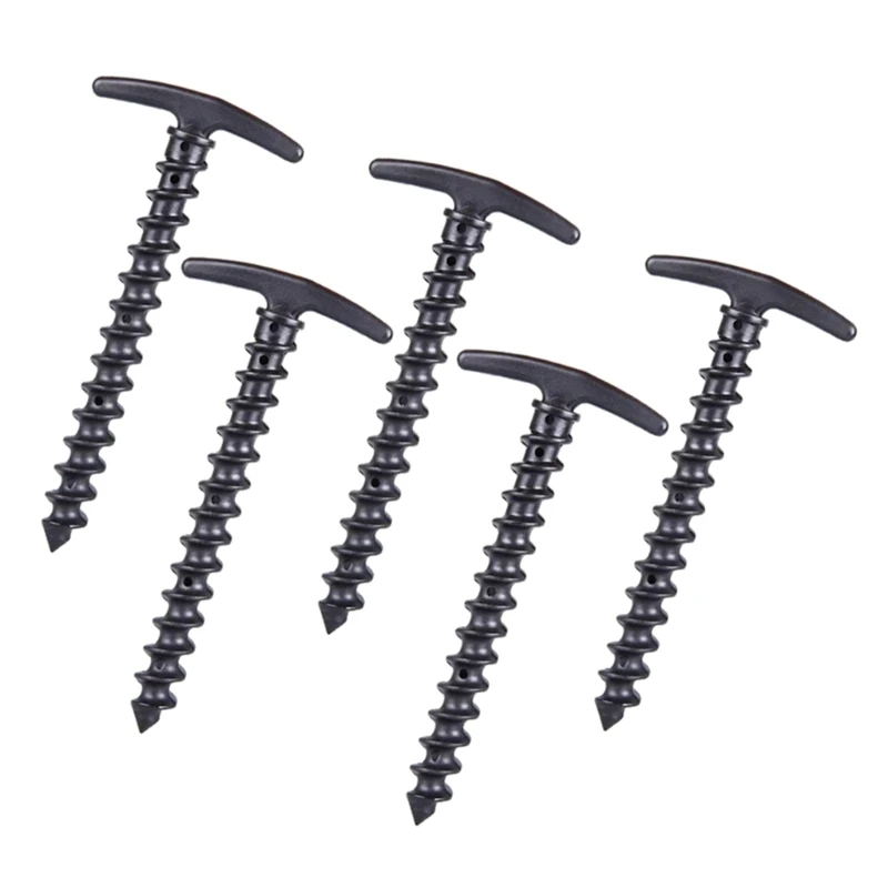 10Pcs Screw Anchors Stakes Ground Peg Tent Pin Heavy Dutys Spirals Anchors Stakes Campings Peg for Fixings Campings Tent