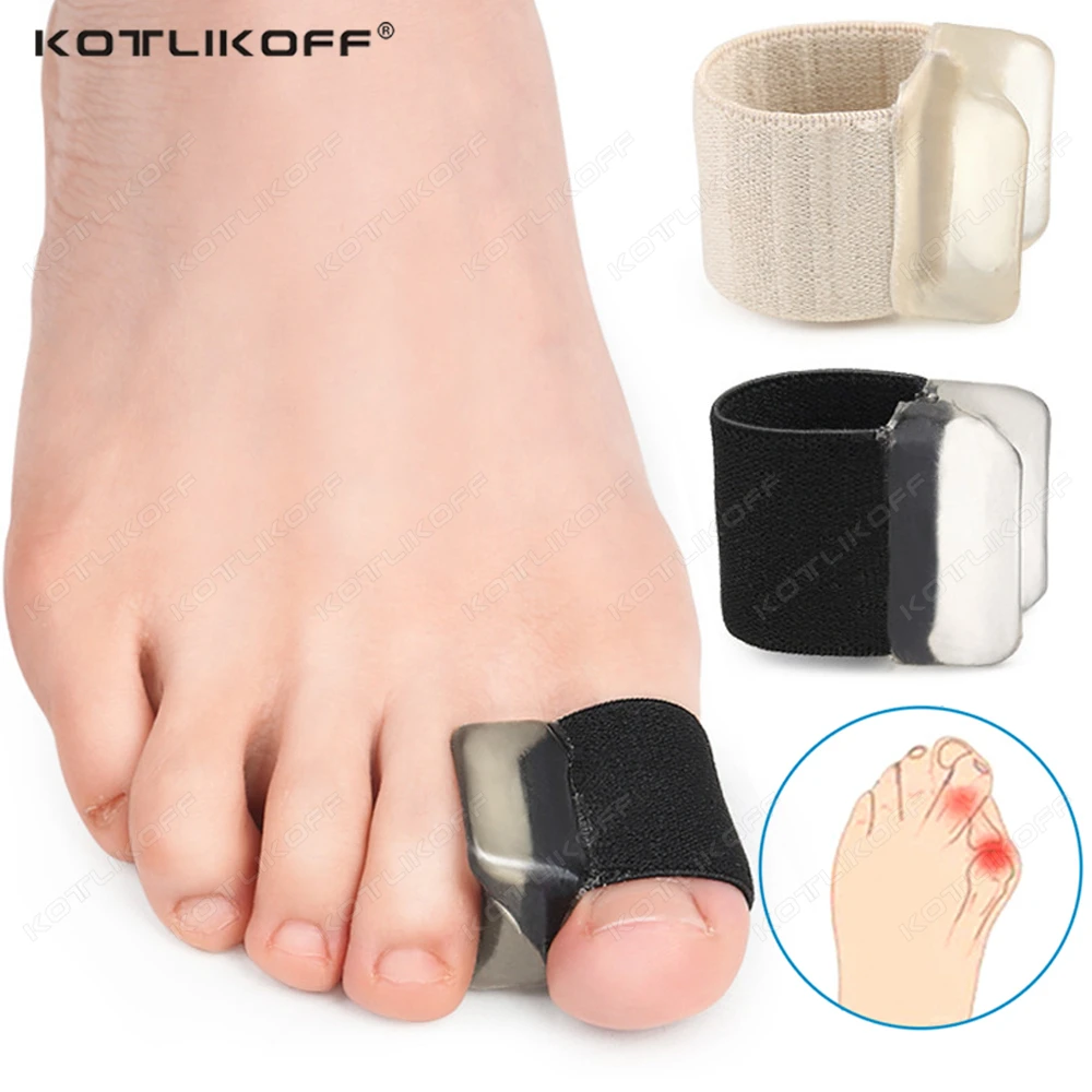 1/2 Pairs Gel Toe Separators Bunion Corrector Hallux Valgus Orthotics Thumb Adjuster Pain Relief Silicone Spacers KOTLIKOFF