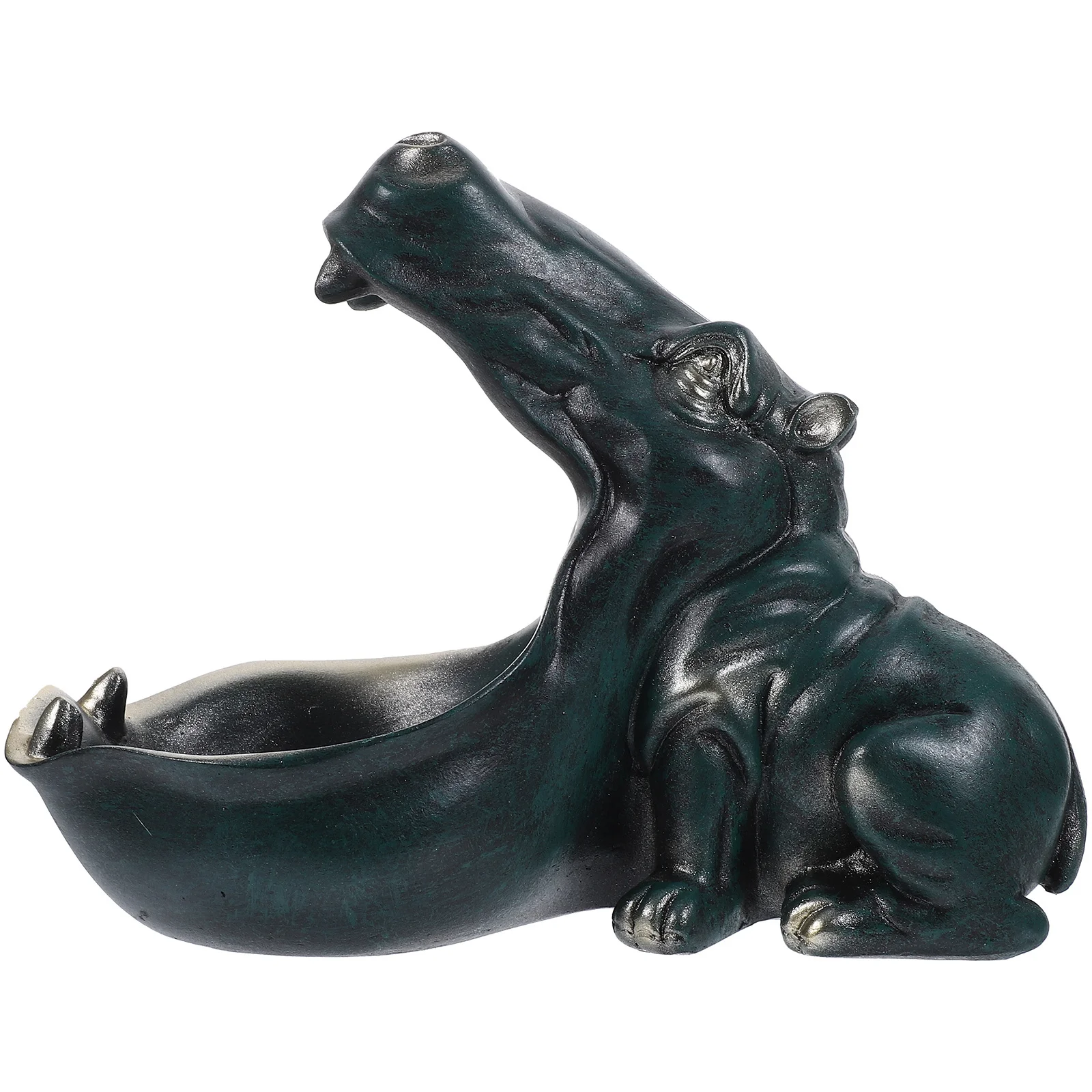 

Desktop Storage Tray Resin Hippo Key Holder Bowl For Keys Jewelry Candy Sundries Organizer Home Decor Office Desk Decorative Box