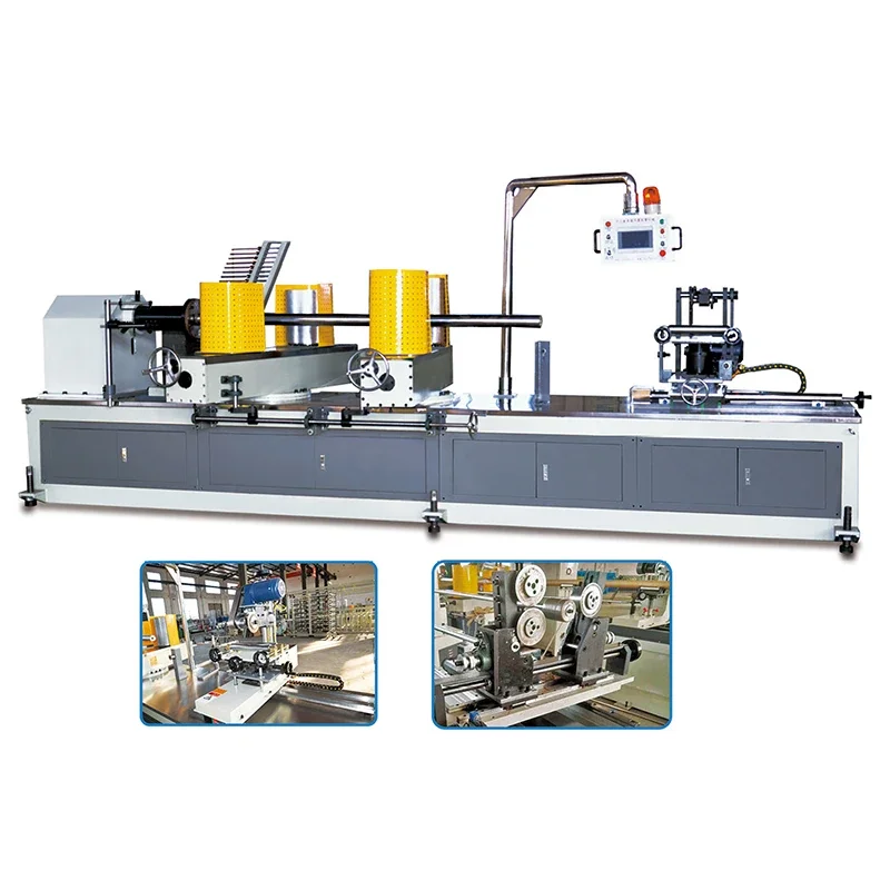 JYD High Speed  Paper Core Making Machine TSJG-200D Spiral Kraft Paper Cardboard paper tube making machine