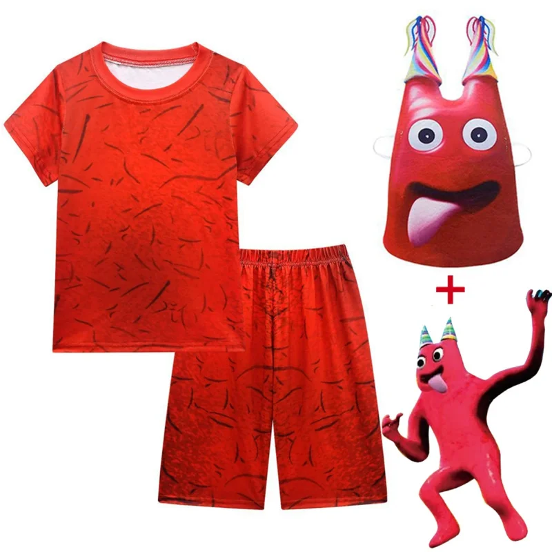 2025 New Banban of Garden Costume for Kids Cosplay Jumbo Josh Monster Long Tshirt + Pants + Mask Christmas Halloween and M ly99