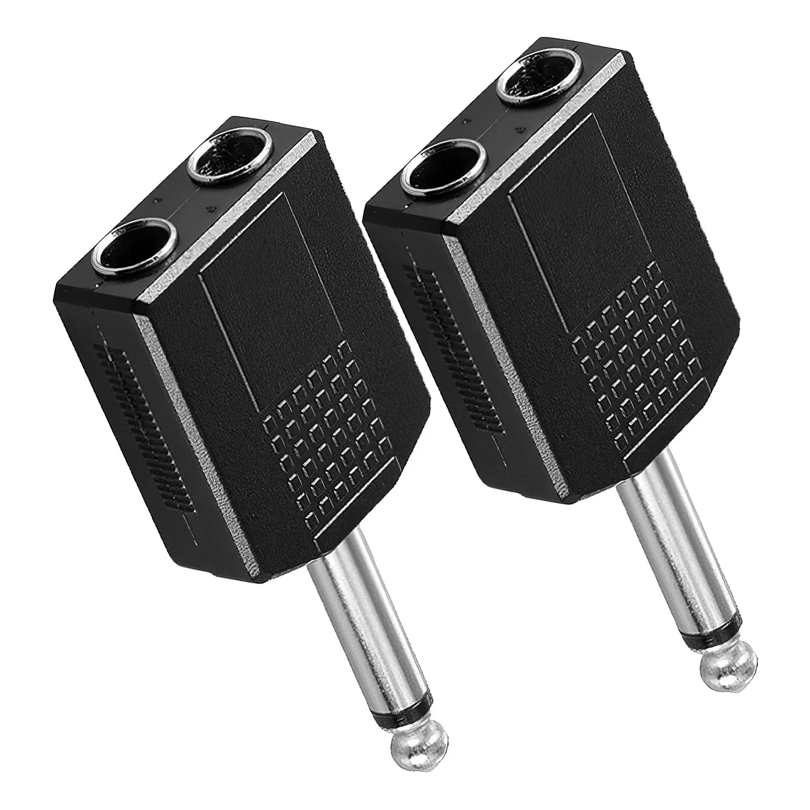 6.35mm Male to Dual 6.35mm Female Stereo Y Splitter Cable for Headphones and Microphone