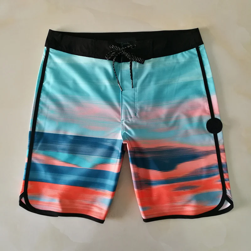 2025 Jan Summer Fashion Men Board Shorts Bermuda Beach Shorts Swim Shorts For Men Waterproof Quick Dry Swimwear New Color