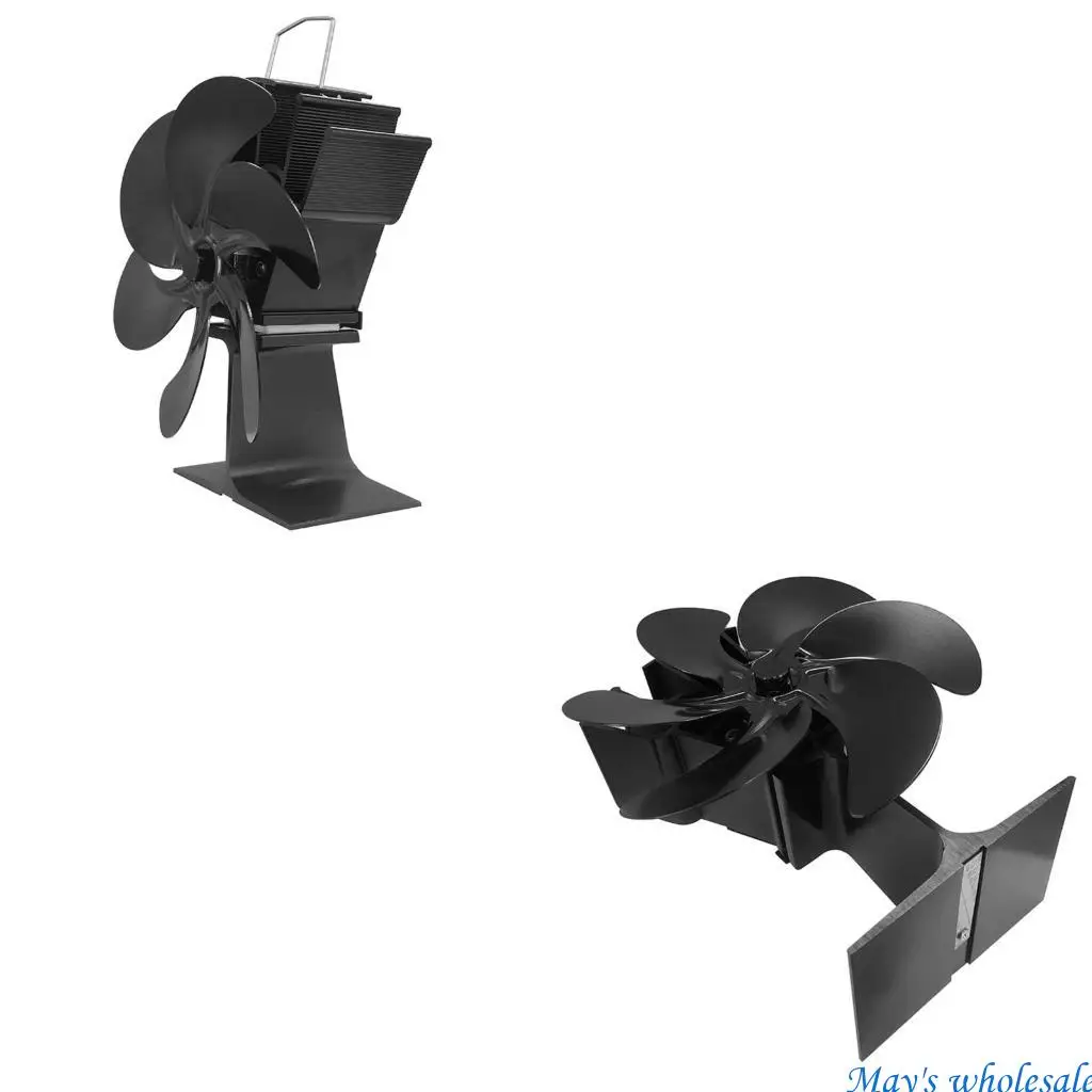 

DY106X Fireplace Fan Heat Powered Stove Fan No Electricity Needed Fireplace Fan 448A