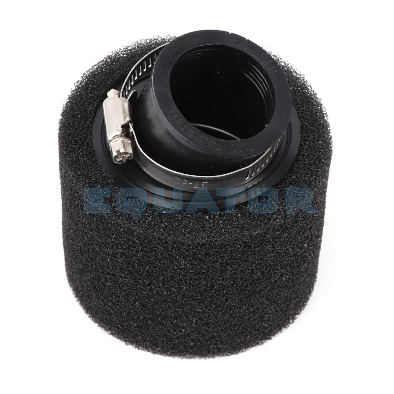 Black bend Neck Foam Air Filter 35mm 38mm 42mm 45mm 48mm Sponge Cleaner Moped Scooter Dirt Pit Bike Motorcycle