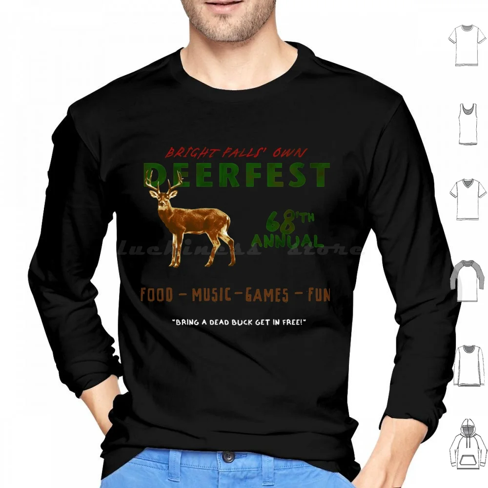 68 _ Th Annual Deerfest! Hoodies Long Sleeve Alan Wake Control Remedy Federal Bureau Of Control Game Gaming Jesse Faden