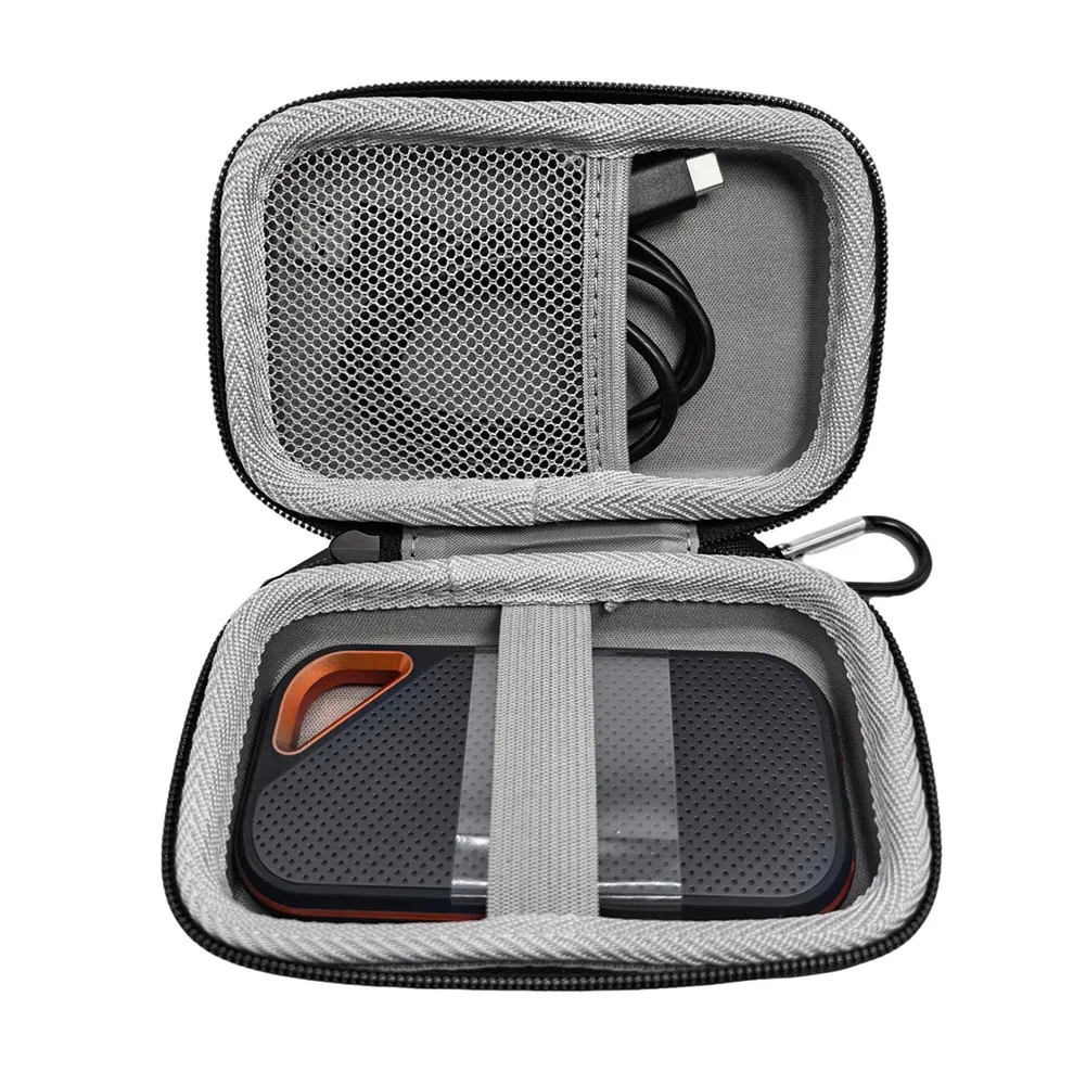 AED7-Hard Carry Case Storage Bag Pouch For 500GB/1TB/2TB/4TB/8TB SD/SDXC/SDHC Portable HDD Storage Holder