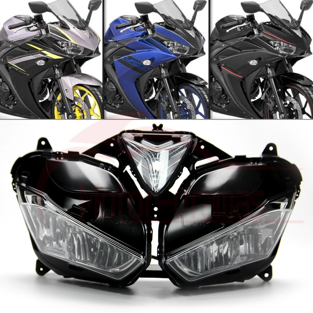 R25 R3 Motorbike LED Front Headlight original design Head Lamp for Yamah YZF R25 R3