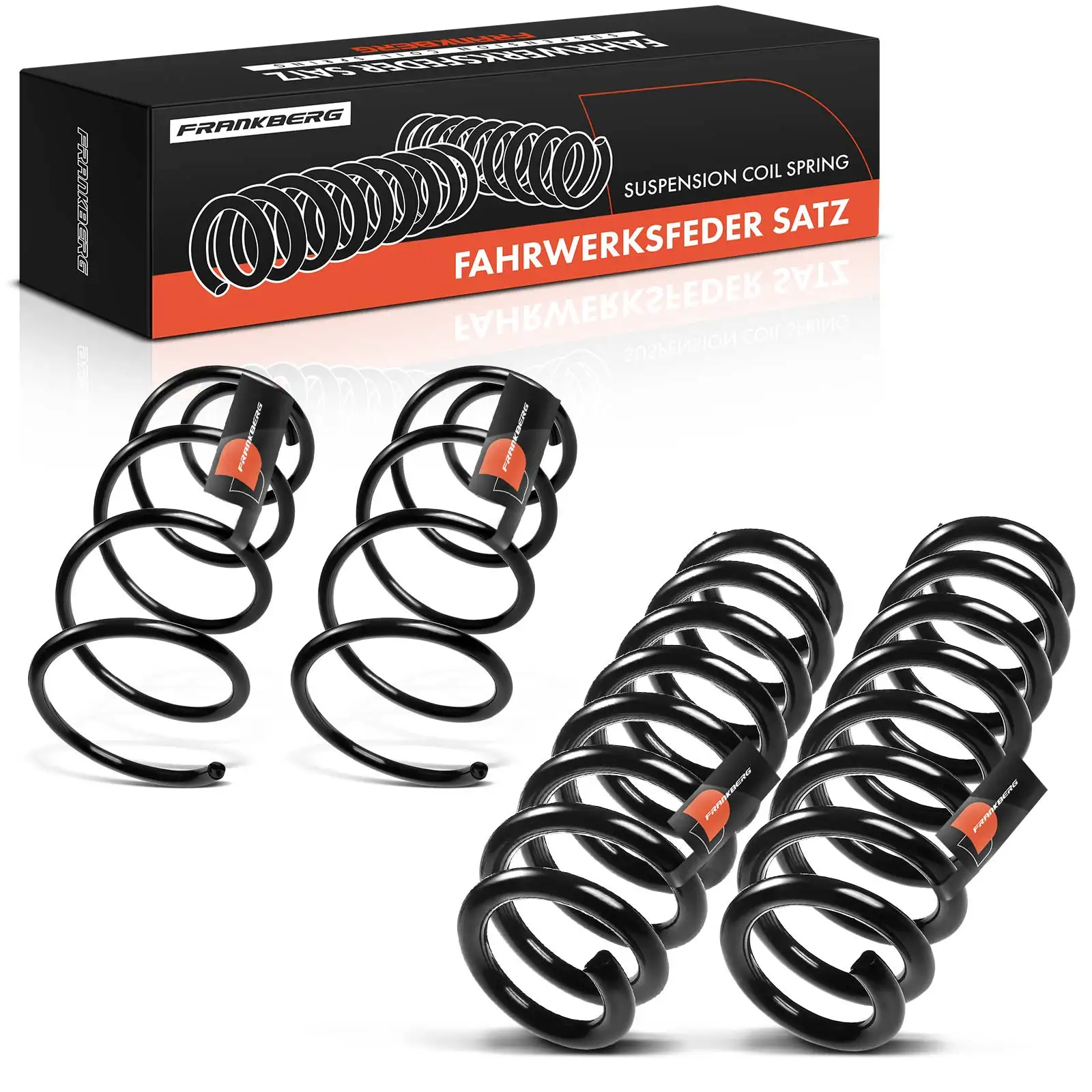 Frankberg 4x Fahrwerksfeder Vorderachse Hinterachse für BMW 3er Coupe E90 E92 RH6752 RH3565 33536767337 31336764381 33536764393