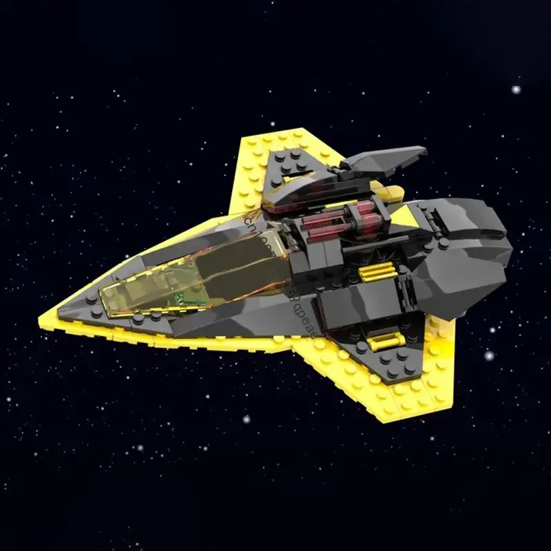 

Новинка, 224 шт., популярная серия космических технологий Moc Blacktro, модель космического корабля на заказ, головоломка «сделай сам», креативные идеи, детские игрушки, подарки на день рождения