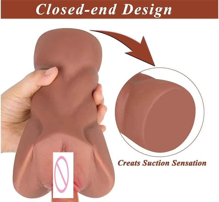 Insertable 3D Realistic Womb Pocket Vagina Real Pussy Male Masturbator for Men 18+ Adult Sex Toys for Men Sucking Masturbatings