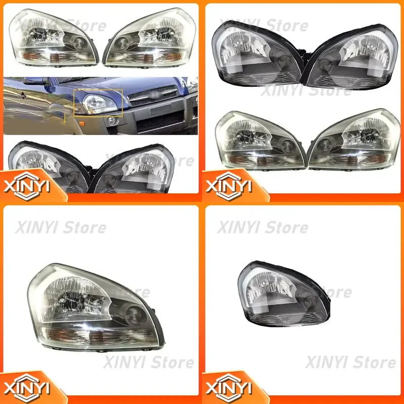 Headlight Assembly for Hyundai Tucson 2005 2006 2007 2008 2009 2010 Front Lamp