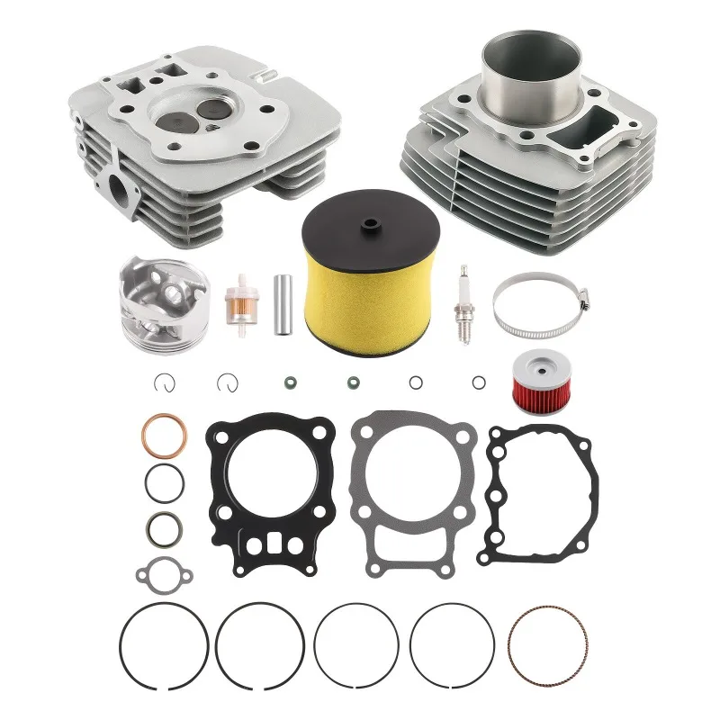 Motorcycle Engine Cylinder Head Gasket Top End Kit 78.5mm Motor for Honda Rancher 350 TRX350 2000-2006 13101-HN5-670 ATV Block