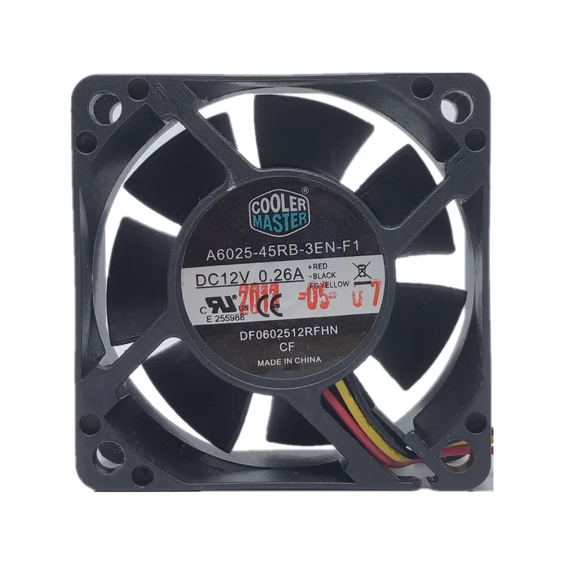 New cool A6025-45RB-3EN-F1 12V 0.26A 6025 6cm chassis cooling fan