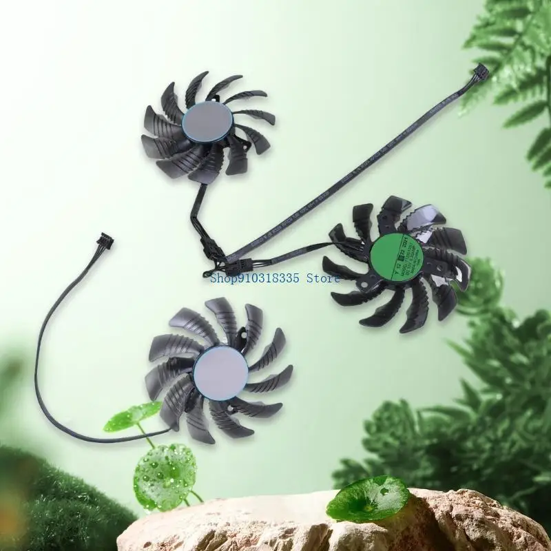 75mm 12V 4Pin Graphics Card Cooling Fan for 3060Ti 3070 3070Ti RTX3070 Coolers VGA Fan as Fan Replacement CF9010U12D