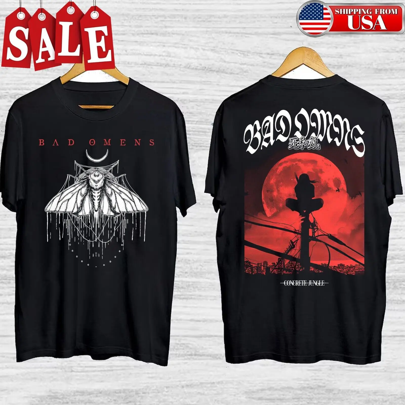 

New Bad Omens Band Unisex Men S-235XL T-Shirt 2D1937