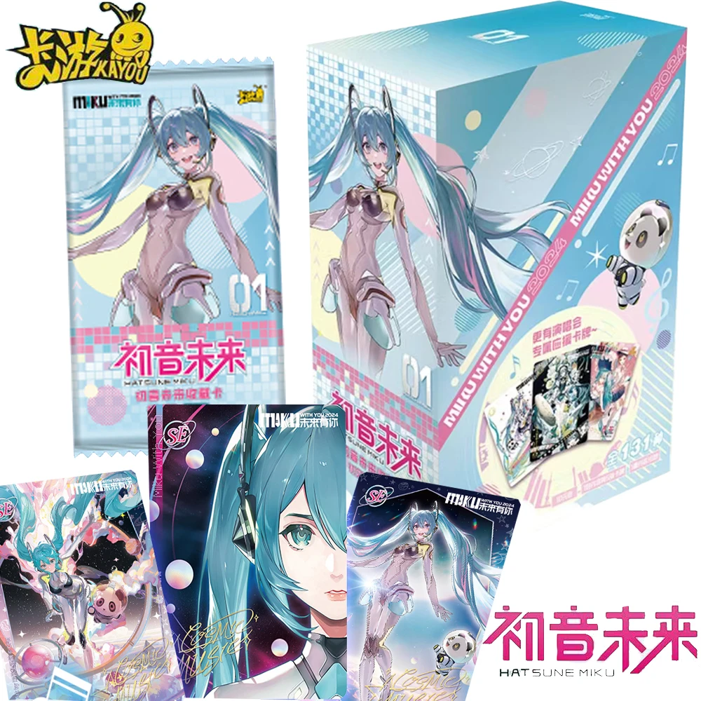 

KAYOU Hatsune Miku Card The Future Has You Series Collection Virtual Singer Cute Warm Original Celebration Theme Card Kids Gifts