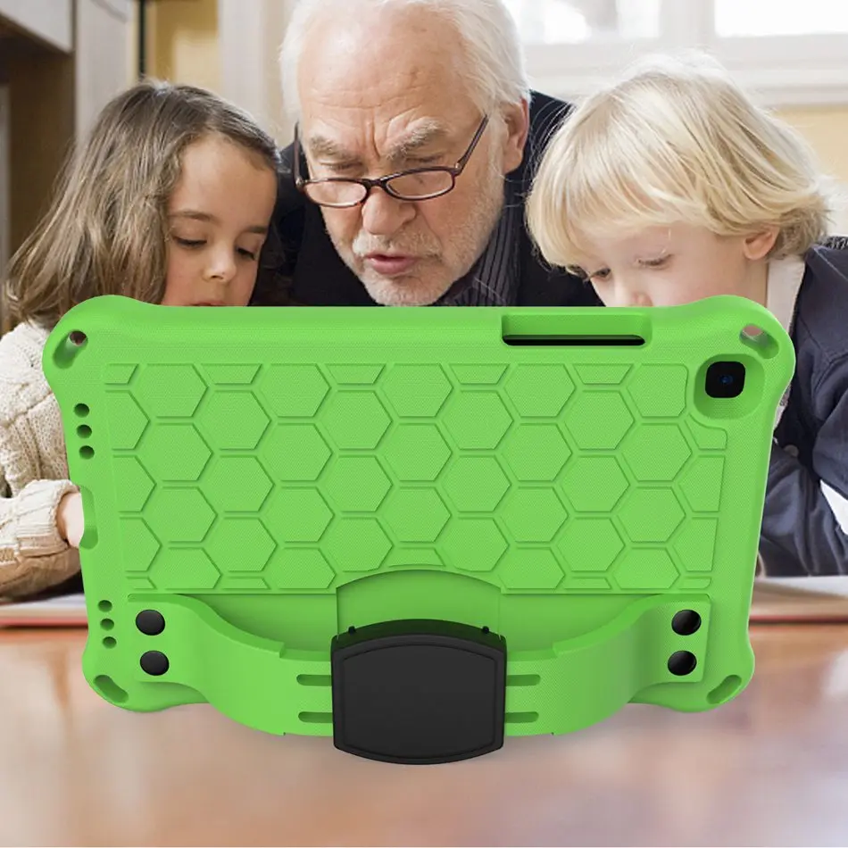 Case for Samsung galaxy Tab A 2019 8.0 inch SM-T290 T295 T297 hand-held Shock Proof EVA cover Handle stand case for kids