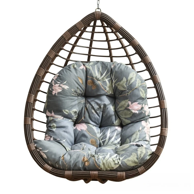 Hangstoelzitting & rugkussen, binnen- en buitenschommelstoelkussen, zacht ontspanningskussen voor tuin- en patiohangstoel
