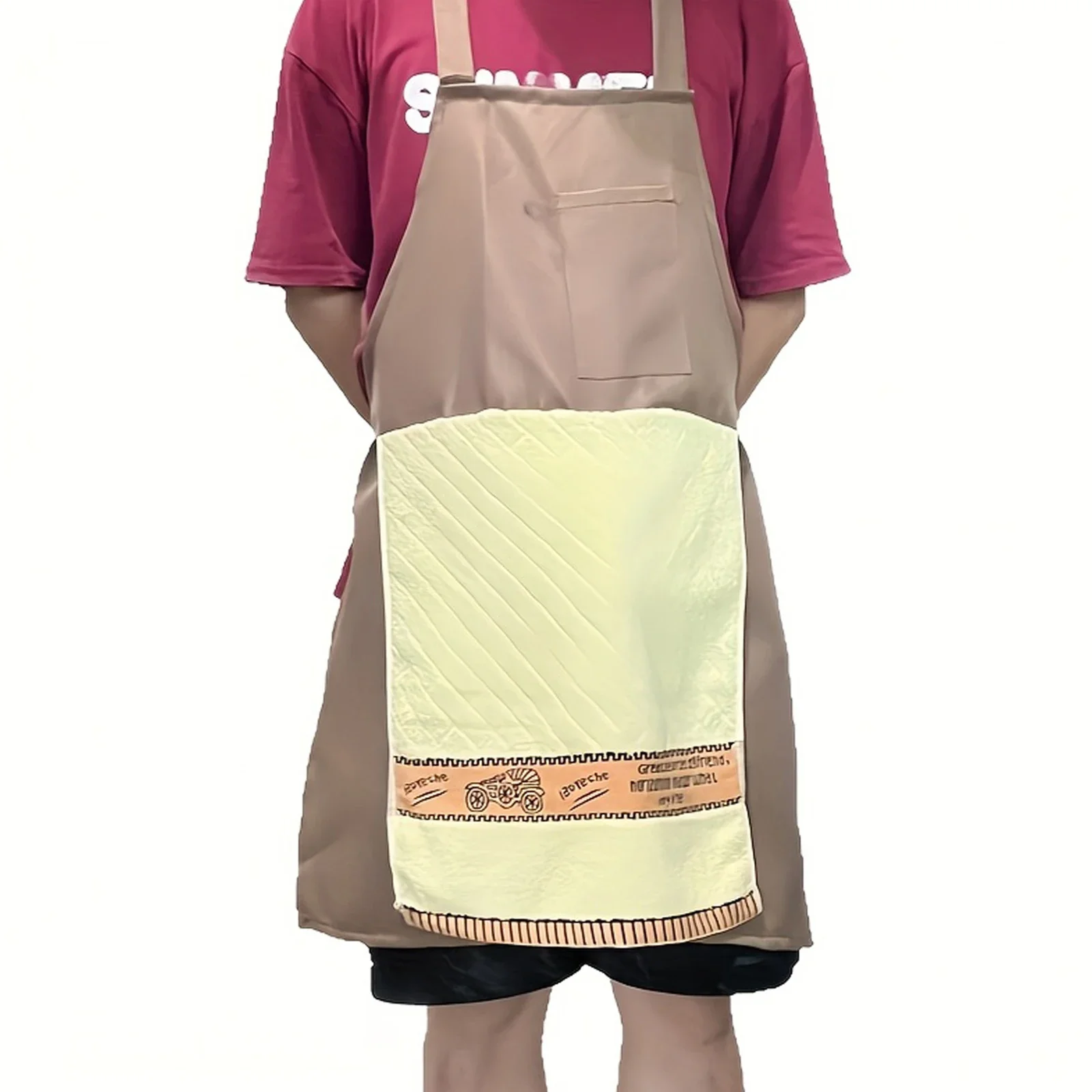 Novelty Chef's Prank Apron Prank Aprons for Men Women Creative Surprise Pocket Surprise Gift Hiding in the Pocket Present Gift