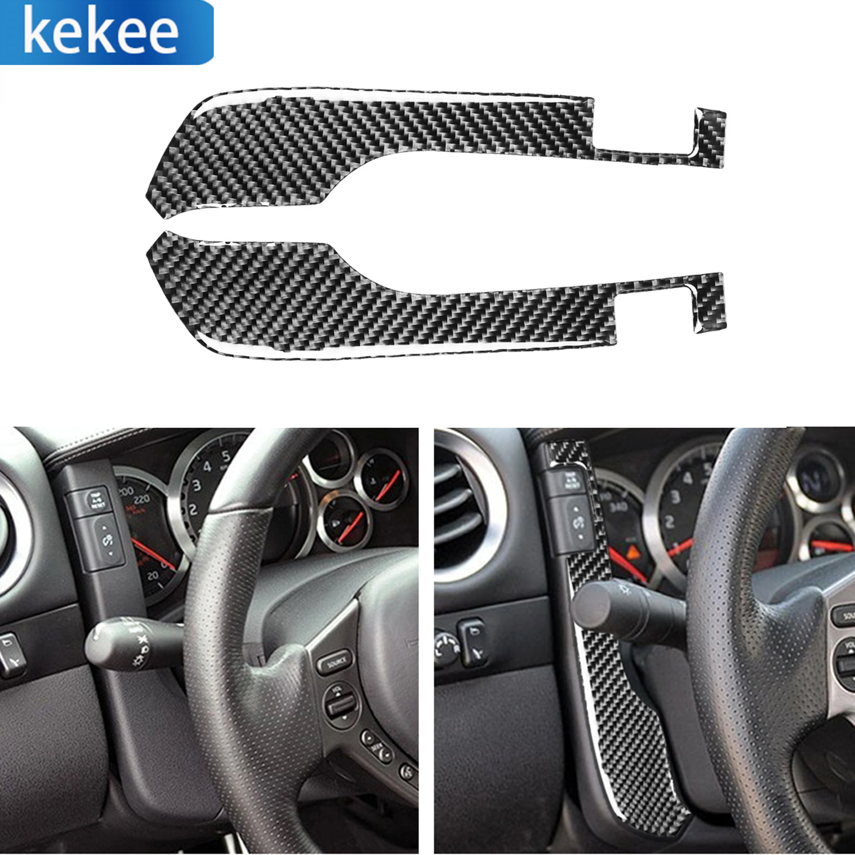 

For Nissan GTR R35 2008-2016 Carbon Left Right Speedometer Panel Frame Sticker Instrument Surround Cover Trim Car Accessories