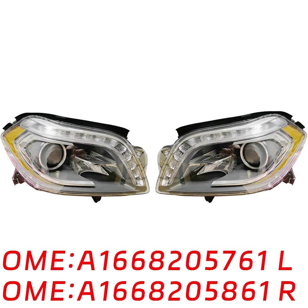 Suitable for Mercedes Benz W166 GL350 GL450 GL500 GLS63 GLS400 GLS350 headlights Hernia lamp A1668205761 A1668205861 auto parts