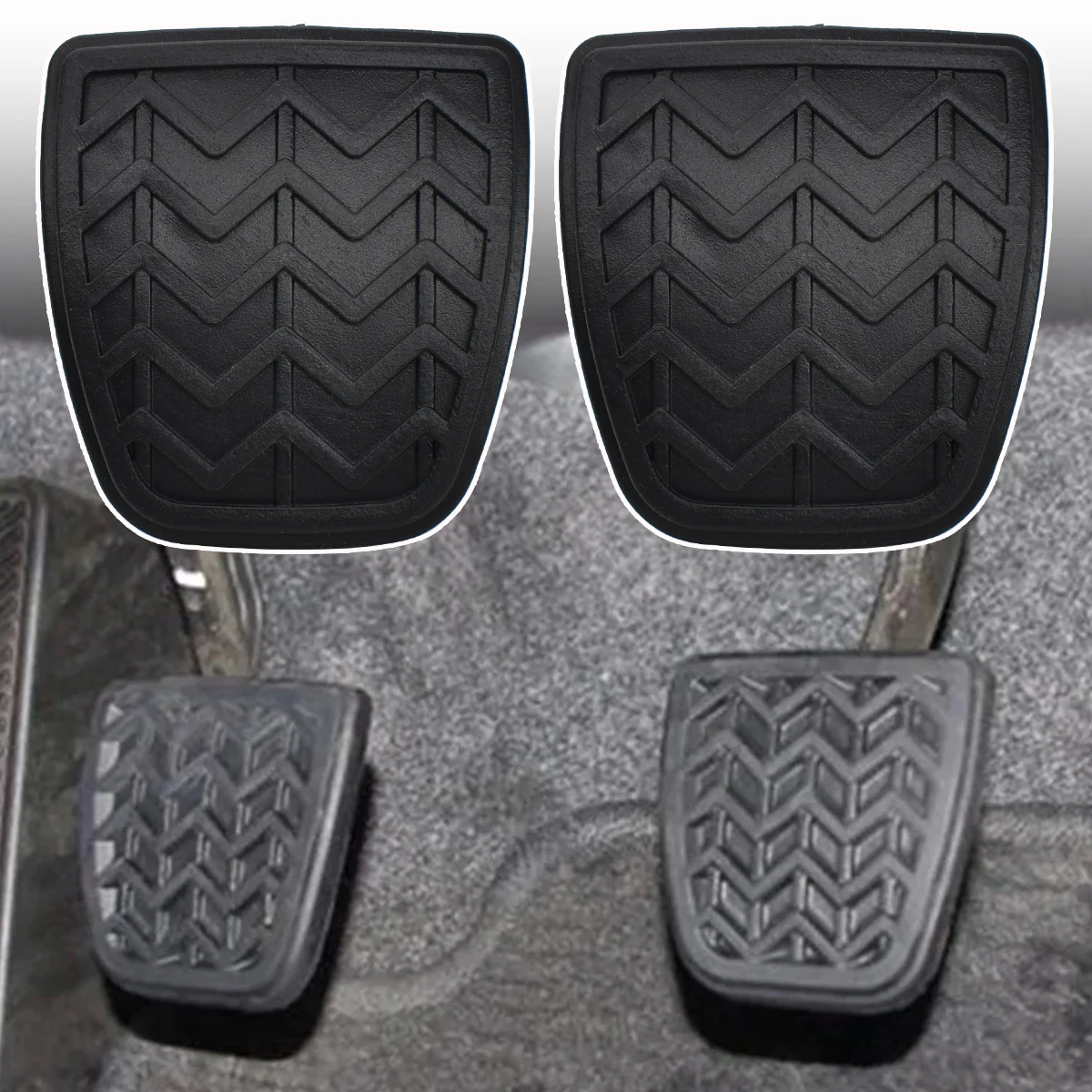 

Car Brake Clutch Foot Pedal Rubber Pad Cover For Toyota Camry Corolla E120 E130 HiAce H200 Yaris XP10 Vitz Yaris Echo RAV4 Scion