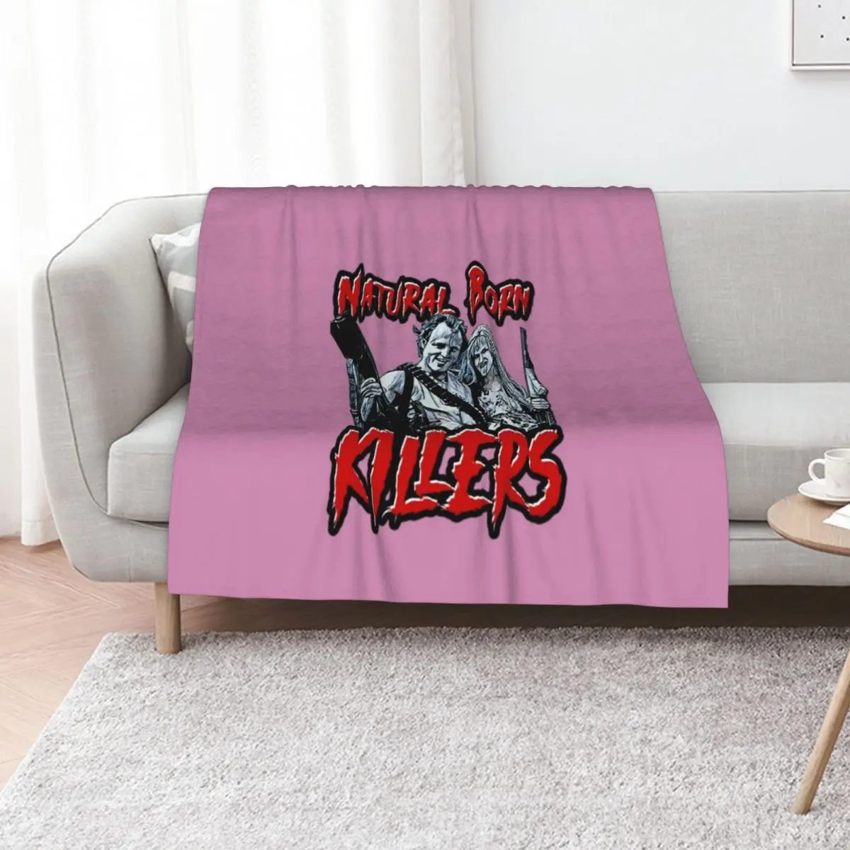 Natural Born Killers Natural born killers Throw Blanket Luxury Throw Winter beds For Sofa Thin Bed linens Decoratives Blankets