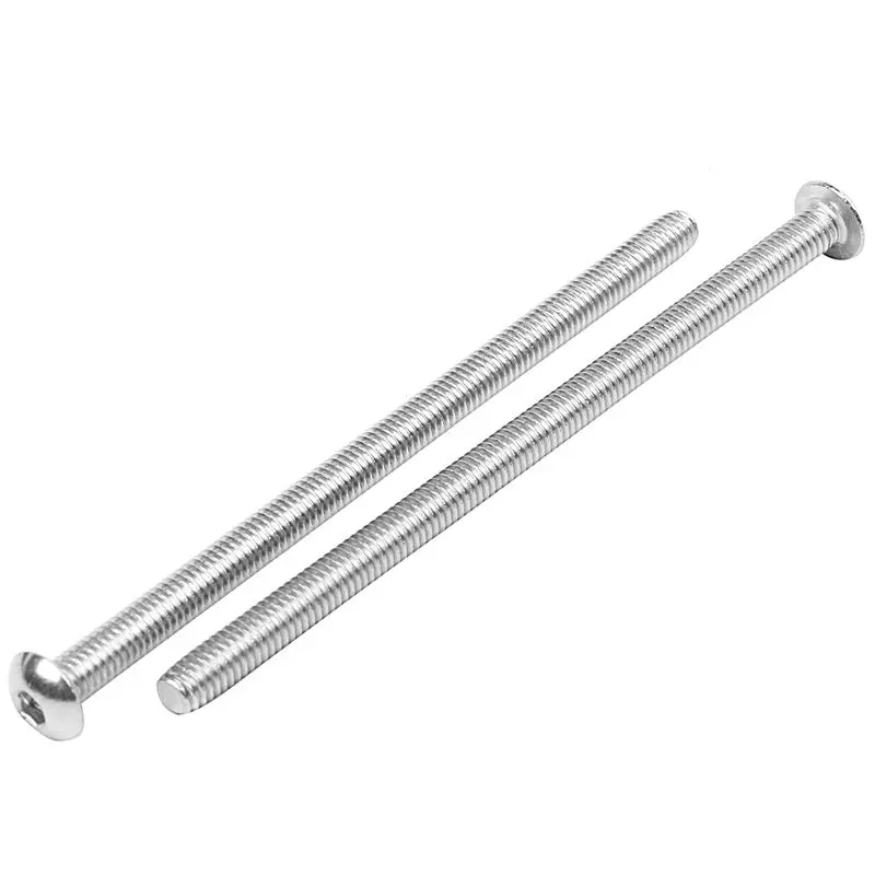 ABVG-Stainless Steel Button Head Screw, Hex Socket Bolts Type: / 4Mm Bolt Size: X 75Mm Your Pack Quantity:30