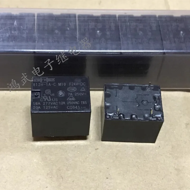 

（Brand-new）1pcs/lot 100% original genuine relay:812H-1A-C 24VDC 16A 4pins