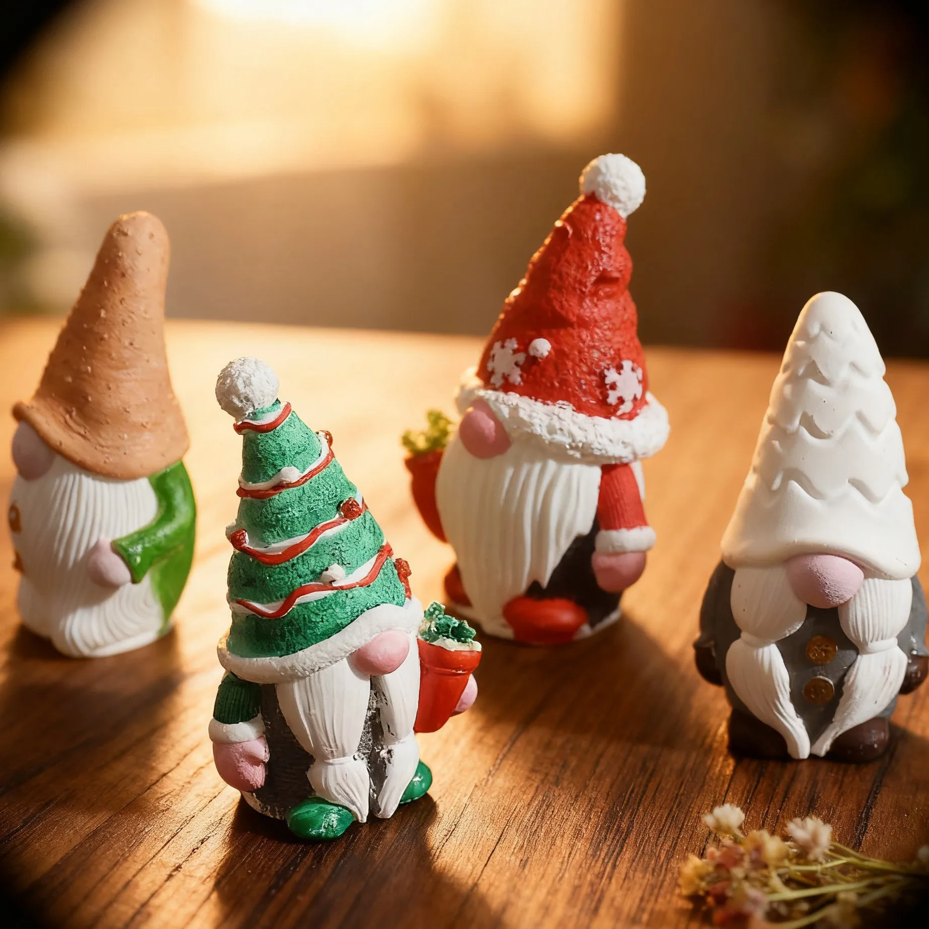 Weihnachten gesichtsloser alter Mann Duftkerze Silikonform DIY Weihnachtsmann und Zwerg Gips Display Home Decor Handwerk Werkzeug