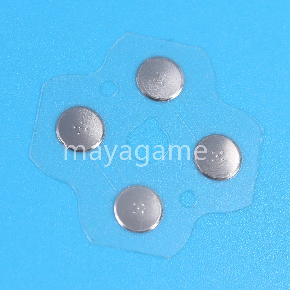 1pc para 3dsxl 3dsll 3ds xl ll controlador d almofadas d-pad metal cúpula snap pcb placa botões filme condutor