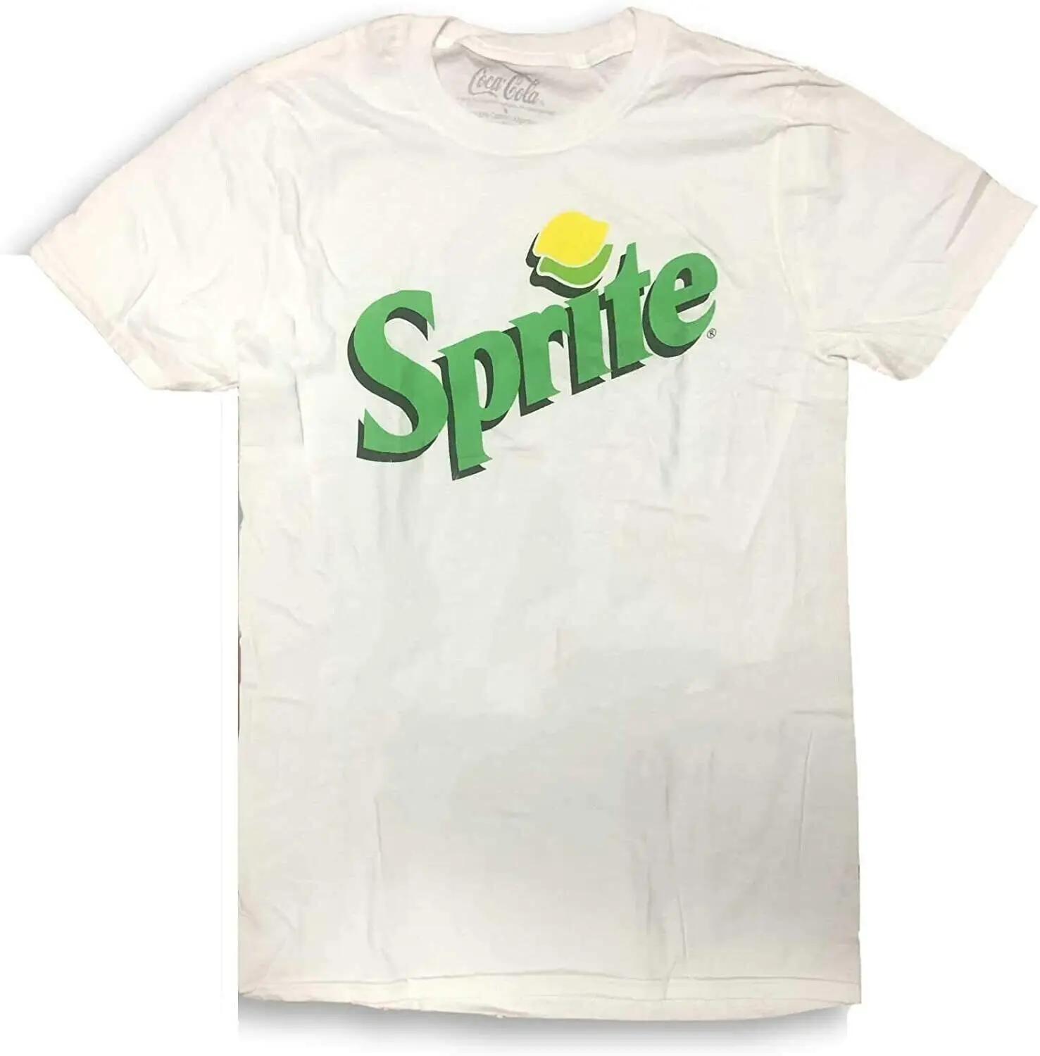 Sprite Soda Logo Vintage Retro Men's T-Shirt 2X White