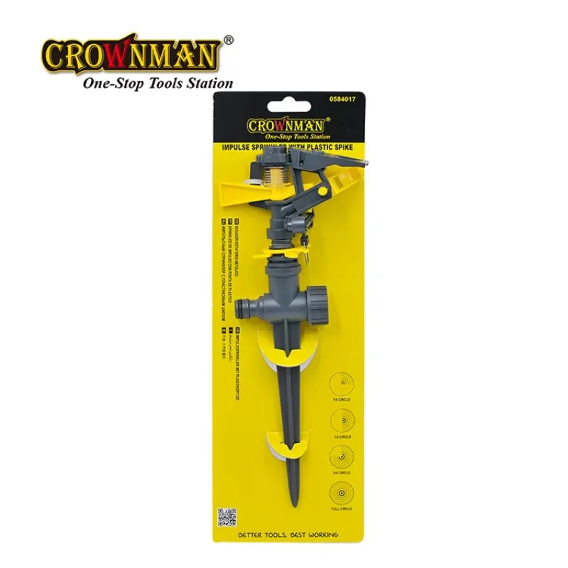 Garden Tools Plastic 360 Degree Rotatable Hole Sprinkler Irrigation System Rain Gun Water Sprinkler view 6