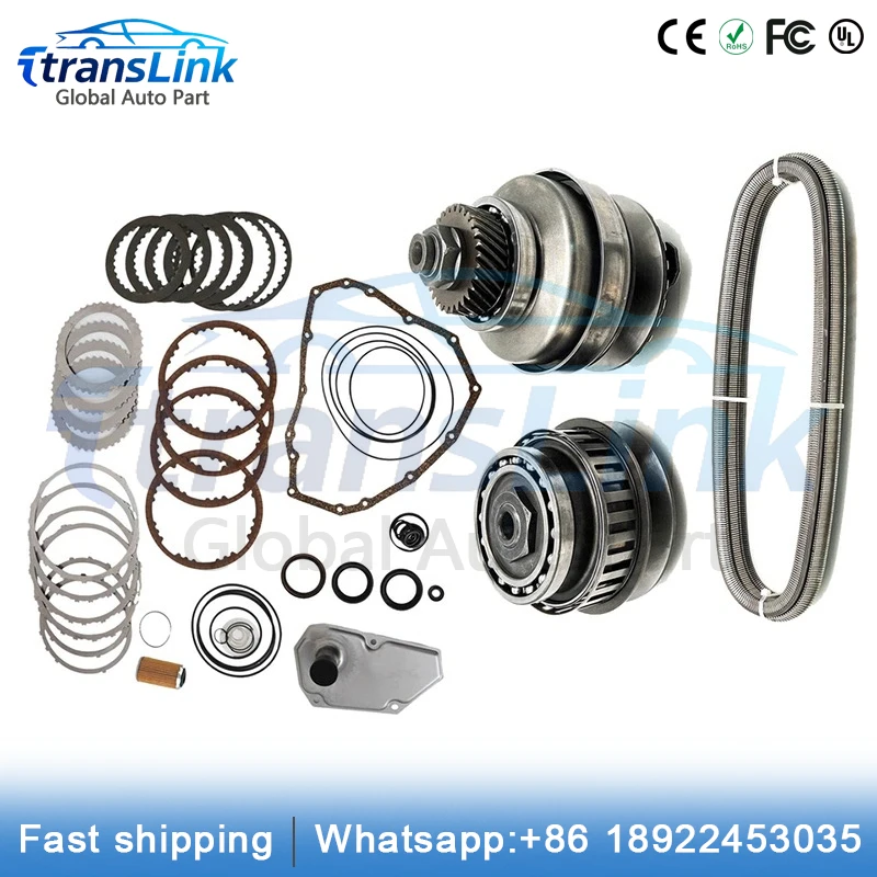 JF015E RE0F11A Transmission Master Rebuild Kit+Pulley Set W/ Belt  suit  For Nissan high-quality car Accessories 1 set