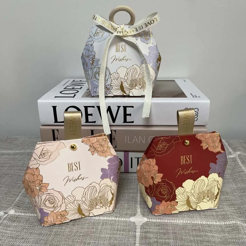 10PCS Creative Small กระดาษของขวัญกล่องจับงานแต่งงานโปรดปรานและ Candy กล่องสำหรับอุปกรณ์งานเลี้ยงวันเกิดกล่องช็อกโกแลต