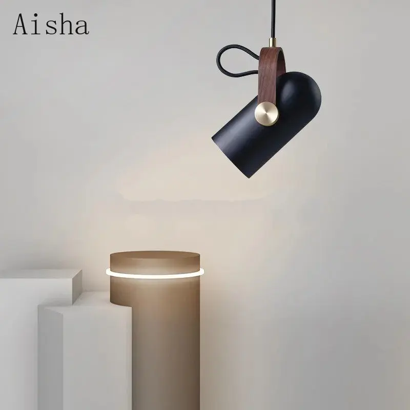 

Modern LED Hanging Light Bar Front Desk Clothing Store Pendant Lamp Bedroom Bedside Study Dining Room Nordic Chandelier