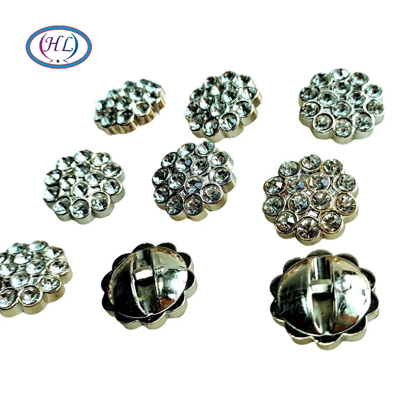 HL 20MM 10PCS/20PCS New Overcoat  Buttons Sweater Buttons With Rhinestones DIY Apparel Sewing Accessories