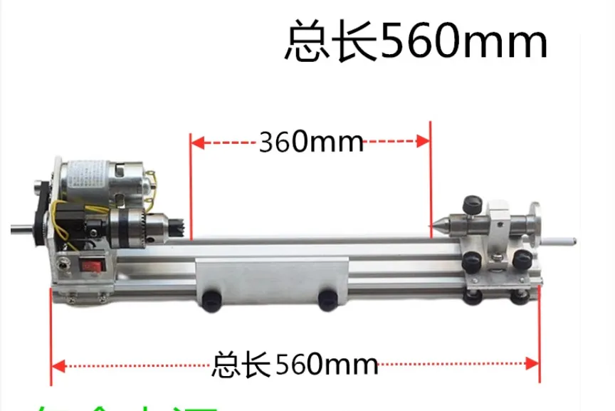 Multifunctional miniature lathe grinding and polishing bead turning round bead Buddha bead machine mini 997 motor 80W