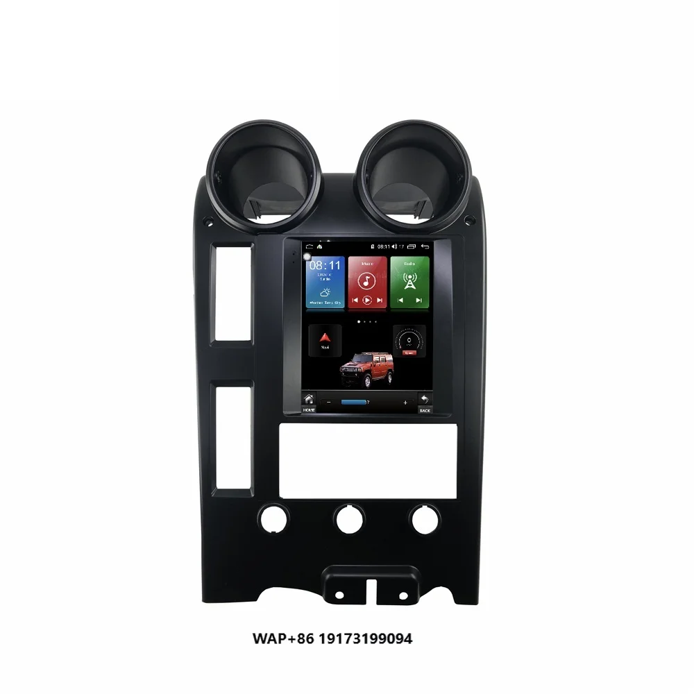 Pemutar Video Mobil Android 10 Radio Mobil dengan Carplay Nirkabel BT 128G Pemutar DVD Portabel Navigasi GPS untuk Hummer H2 2002-2007