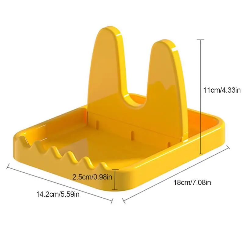 Étagère de couverture de casserole de cuisine, résistant à la chaleur, support de couvercle de casserole pliable pour un long usage, fournitures de stockage à domicile