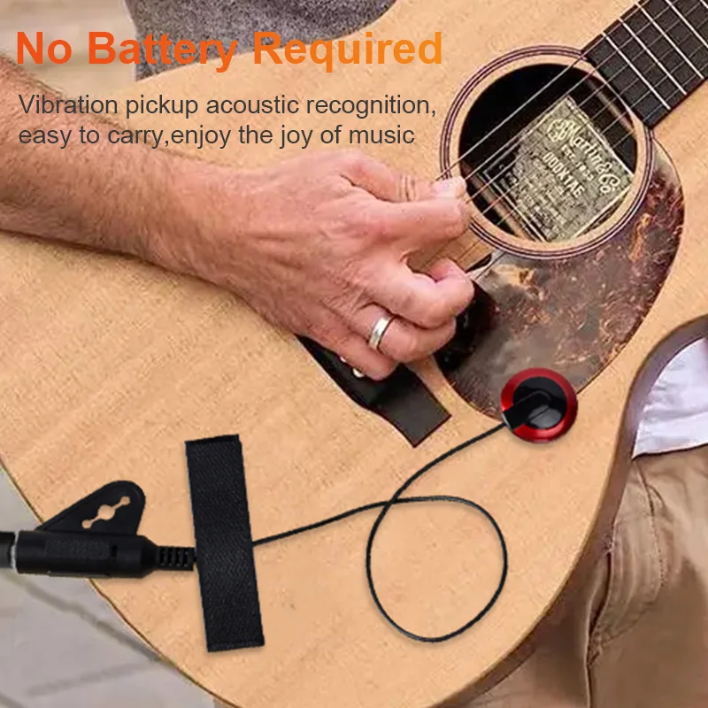 Pickup per chitarra acustica Pickup Piezo Contact per chitarra Ukulele violino mandolino Banjo Kalimba arpa microfono accessori Banjo