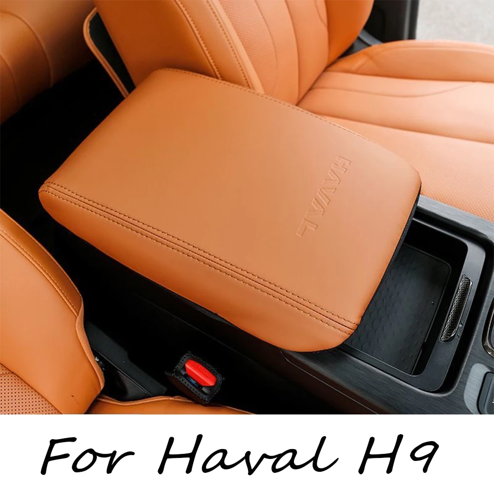 

Car armrest box central armrest box cover protective pad For Haval H9 2nd 2024 2025 Interior accessories