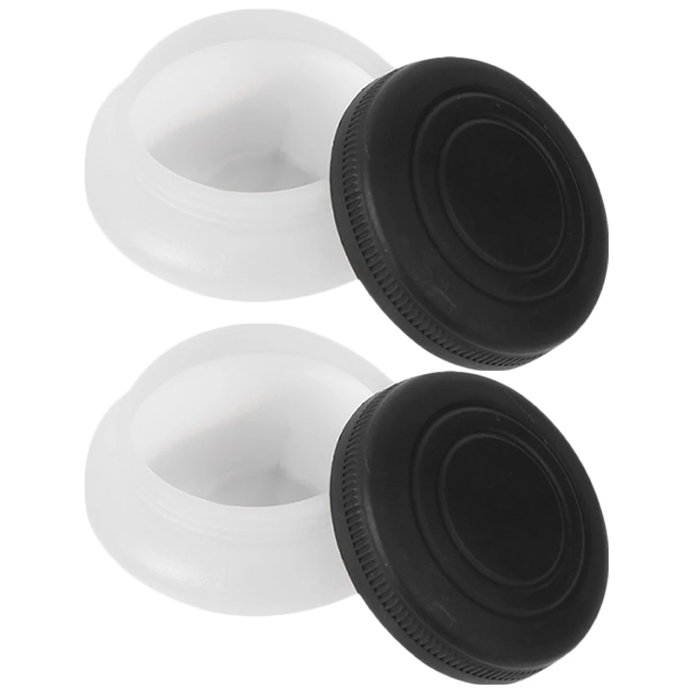 

2pcs Oil Palette Cup Mini Dipper with Lid for Mixing Pigment Storage Reusable Portable Supplies Painting Tools