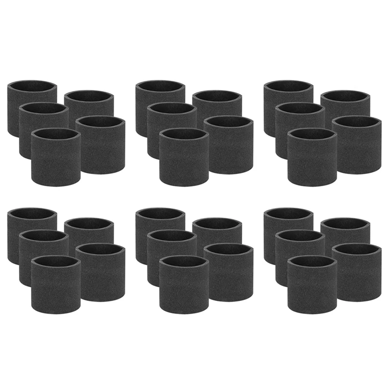 30 Packs Of 90585 Foam Set VF2001 Foam Filter, Suitable For Most Shop-Vac, Vacmaster And Genie Shop Vacuum Cleaners