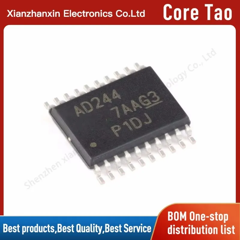 10pcs/lot SN74ACT244PWR Screen printing AD244 TSSOP20 Buffer/driver chips