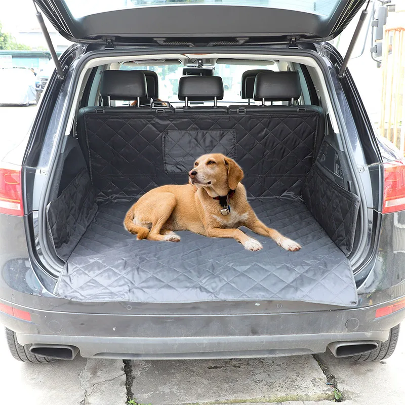 

For Volkswagen Touareg Car Trunk Mat Tarpaulin Waterproof Oxford Cloth Dog Cat Back Seat Covers Car Protection Blanket