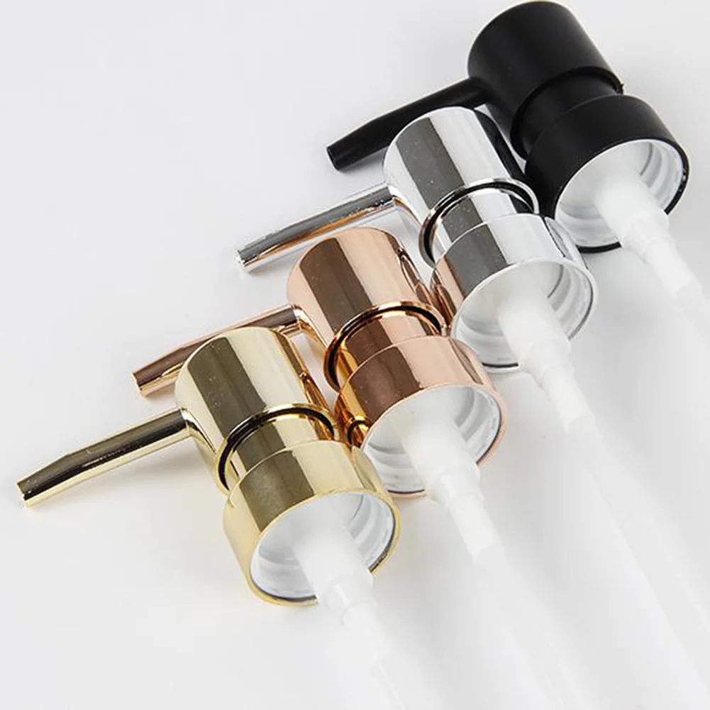비누 펌프 액체 로션 디펜서 헤드, 라운드 헤드, ABS 로션 펌프 헤드, 28/400 스레드, 목욕병 프레스 깍지, 3 개 