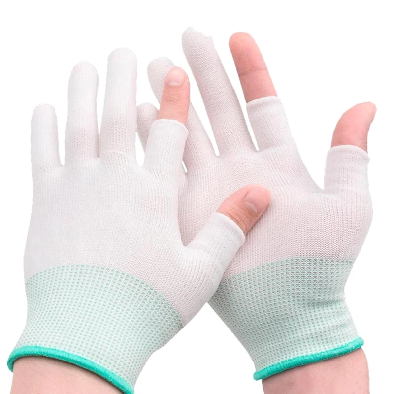 Fashionable Bare Two Finger Gloves Thin Riding Fishing Non-slip Touch Screen Half Finger Unisex Spring And Summer Sun Protection